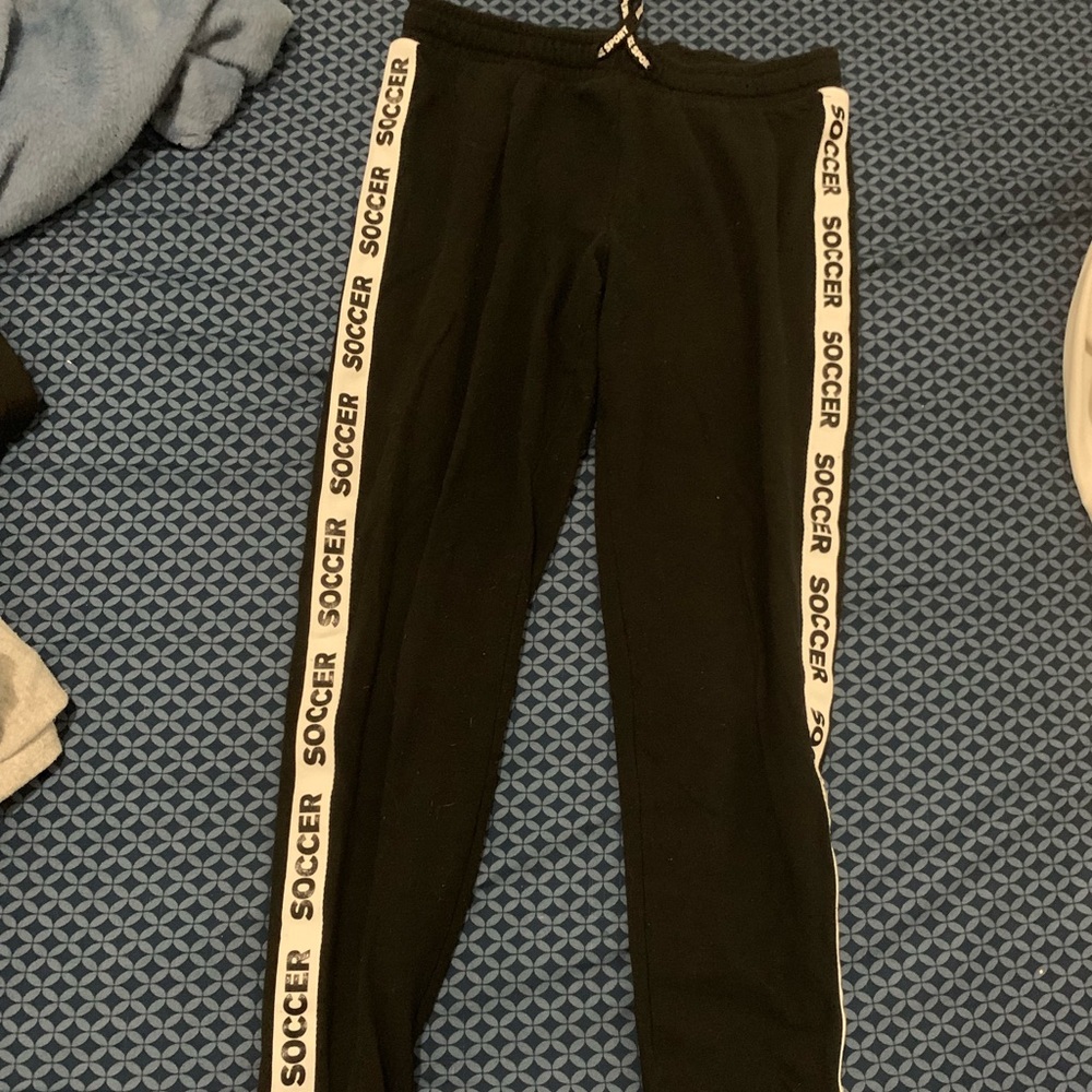 Black joggers